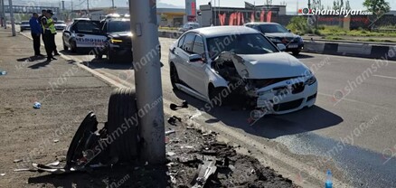Ուկրաինայի քաղաքացին «BMW»-ով բախվել է երկաթե էլեկտրասյանը. նա եղել է խմած ու շտապել է օդանավակայան՝ ընկերուհու մեկնումը կանխելու. shamshyan.com