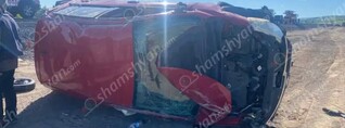 Արագածոտնում բախվել են «Volkswagen Golf»-ն ու «Nissan Versa»-ն. վերջինը կողաշրջվել է. shamshyan.com