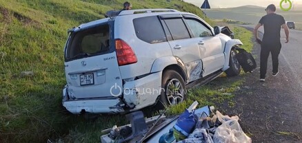 Ավտովթար՝ Սիսիան-Երևան ճանապարհին․ Lexus-ը դարձել է ոչ շահագործելի