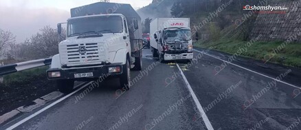 Դիլիջանի ոլորաններում բախվել են «ԶԻԼ 130»-ն ու «JAC» բեռնատարը. shamshyan.com