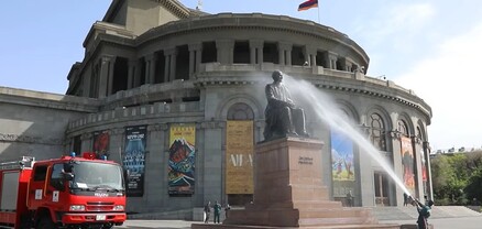 ՆԳՆ ստորաբաժանումները լվացել են արձաններն ու հուշարձանները