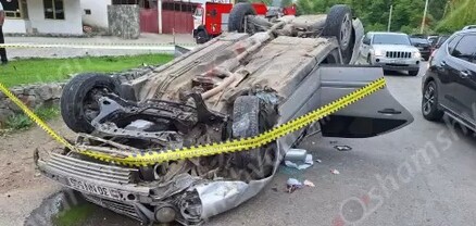 Տավուշի մարզում Mercedes-ը գլխիվայր շրջվել է. 7 վիրավորներից 4-ը երեխաներ են. shamshyan.com