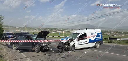 Կոտայքում ճակատ ճակատի բախվել են «Opel Combo»-ն ու «Opel Astra»-ն. 3 վիրավորներից 2-ը զինծառայողներ են. shamshyan.com