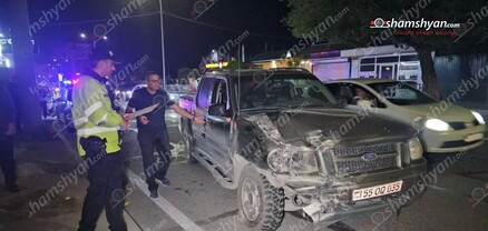 Երևանում 49-ամյա խմած վարորդը «Ford Explorer»-ով բախվել է կայանված «Opel Zafira»-ին, որն էլ կոտրել է մթերային խանութի դուռն ու սառնարանը․ shamshyan.com