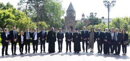 Ամենայն Հայոց Կաթողիկոսն ընդունել է Մարսելի քաղաքապետին