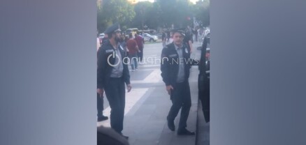 Հայ-ռուսական կատակերգության նկարահանում՝ Հանրապետության հրապարակում