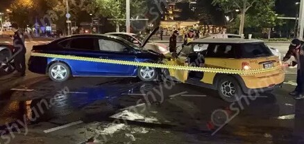 Ավտովթար՝ Երևանում. բախվել են Nissan Sentra-ն և Mini Cooper-ը. կա 5 վիրավոր. shamshyan.com