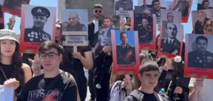 «Հայաստան-Արցախ» ՀԵՄ-ը և «Կամուրջ» ՔՆ-ը այսօր մասնակցել են Հաղթանակի 80-ամյակին նվիրված քայլերթին
