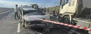 Արագածոտնի մարզում բախվել են Toyota Corolla-ն և Iveco բեռնատարը․ կան վիրավորներ․ shamshyan.com