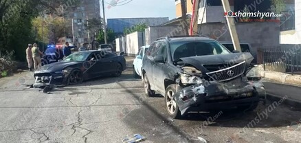 Երևանում «Ford Mustang»-ը` մի քանի ավտոմեքենաների ջարդի հեղինակ է դարձել. shamshyan.com
