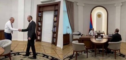 Նիկոլ Փաշինյանը հանդիպել է ԱԳ նախարար Արարատ Միրզոյանի հետ