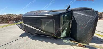 Արագածոտնում «Mitsubishi Montero»-ն բախվել է բետոնե քարերին ու կողաշրջվել. ամուսինները հոսպիտալացվել են. shamshyan.com