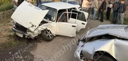Գեղարքունիքի մարզում բախվել են Mercedes-ը և «ՎԱԶ 2107»-ը․ կա վիրավոր․ shamshyan.com