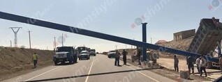 Արտակարգ դեպք՝ Արագածոտնի մարզում․ ոռոգման ջրի խողովակն ընկել և մասամբ հայտնվել է երթևեկելի գոտում