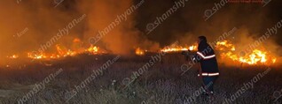Խոշոր հրդեհ՝ «Հայֆիլմ» կինոստուդիայի հարակից խոտածածկ տարածքում. shamshyan.com