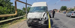 Սուրենավանում «Ford Transit»-ը բախվել է «Mercedes Sprinter»-ին․ կան վիրավորներ. shamshyan.com