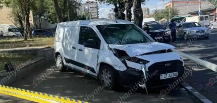Ford Transit-ը Մալաթիայի թաղապետարանի մոտ վրաերթի է ենթարկել հետիոտնին. վիրավորը հիվանդանոցում մահացել է. shamshyan.com