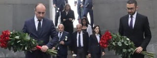 Վրաստանի ՆԳ նախարարն այցելել է Հայոց ցեղասպանության հուշահամալիր