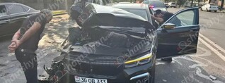 Բաղրամյան պողոտայում բախվել են «BMW 750Li»-ն և մարդատար «Գազել»-ը․ shamshyan.com