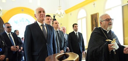 Վահագն Խաչատուրյանն այցելել է Նիցցայի Սուրբ Աստվածածին եկեղեցի և Պարսամյան կրթահամալիր