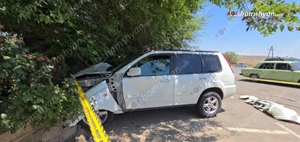 Ուջանում բախվել են «Nissan X-Trail»ն ու «VAZ 2104»-ը. կա 4 վիրավոր. shamshyan.com