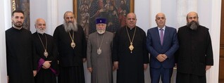 Ամենայն Հայոց կաթողիկոսն ընդունել է Լիբանանից ժամանած Քույր եկեղեցիների ներկայացուցիչներին