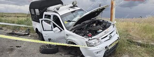 Նուբարաշենի խճուղում բախվել են ՊՆ «Pickup»-ն ու «Hyundai Elantra»-ն. կան վիրավորներ, այդ թվում՝ ՊՆ ծառայող. shamshyan.com
