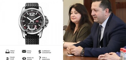 ԵՊՀ-ի ՔՊ-ական ռեկտորը կրկին կրում է թանկարժեք ժամացույցը