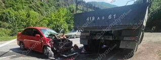 Կապանում բախվել են Զանգեզուրի պղնձամոլիբդենային կոմբինատի «Ուրալ»-ը և «Suzuki»-ն․ 2 վիրավորներից մեկը երեխա է․ shamshyan.com