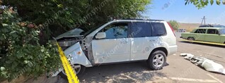 Ուջանում բախվել են «Nissan X-Trail»ն ու «VAZ 2104»-ը. կա 4 վիրավոր. shamshyan.com