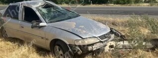 Երևան-Մեղրի ավտոճանապարհին բախվել են բեռնատարը և Opel-ը․ վերջինը հայտնվել է դաշտում․ կա վիրավոր․ shamshyan.com