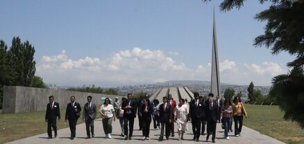Հնդկաստանի ազգային պաշտպանական քոլեջի պատվիրակությունը այցելել է Հայոց ցեղասպանության հուշահամալիր
