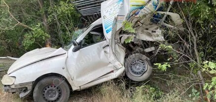 Վեդի-Ուրցաձոր ավտոճանապարհին «Mercedes»-ը բախվել է կայանված «Volkswagen»-ին․ կան վիրավորներ․ shamshyan.com