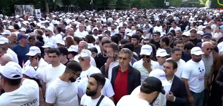 Քայլերթ՝ ի աջակցություն բարերար Սամվել Կարապետյանի. ՈւՂԻՂ