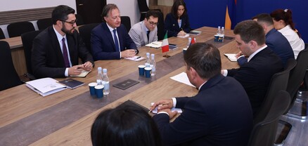 Իտալիայի դեսպանի հետ քննարկվել են օդային և ցամաքային տրանսպորտային ենթակառուցվածքներին վերաբերող հարցեր