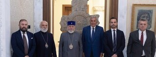 Ամենայն Հայոց Կաթողիկոսն ընդունել է Մալթայի Ինքնիշխան Մարտական Ուխտի դեսպանին