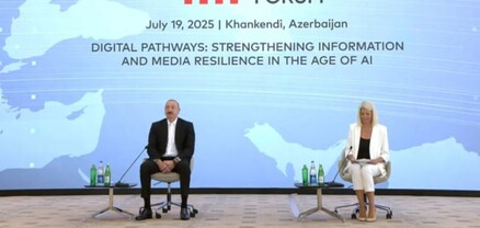 Օկուպացված Արցախում Ալիևի մասնակցությամբ գլոբալ մեդիա ֆորում է անցկացվում