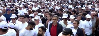 Քայլերթ՝ ի աջակցություն բարերար Սամվել Կարապետյանի. ՈւՂԻՂ