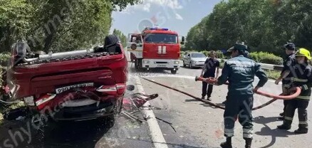 Կոտայքի մարզում Ford Fusion-ը կոտրել մի քանի ծառ և գլխիվայր շրջվել. բժիշկները պայքարում են վիրավորի կյանքի համար. shamshyan.com