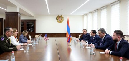 Սուրեն Պապիկյանն ընդունել է ԱՄՆ դեսպանին և պաշտպանության հարցերով նորանշանակ կցորդին