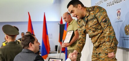 Պապիկյանը մասնակցել է բանակային խաղերի փակման արարողությանը