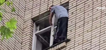 24-ամյա երիտասարդը 16 ժամ է` կանգնած է 8-րդ հարկի եզրին և հրաժարվում է իջնել