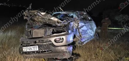 Ողբերգական ավտովթար՝ Կոտայքի մարզում․ BMW X3-ը մի քանի պտույտ շրջվել ու հայտնվել է դաշտում. 3 զոհերի մարմինները հայտնաբերվել են մեքենայից դուրս․ shamshyam.com