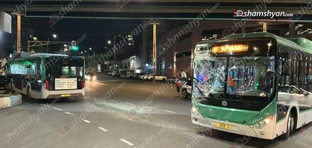 Երևանում բախվել են 3 և 57 երթուղիները սպասարկող «Zhong Tong» և «MAN» ավտոբուսները. կա 9 վիրավոր․ shamshyan.com