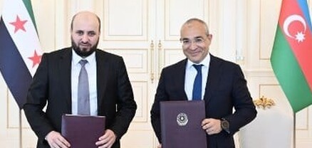 Սիրիան փոխըմբռնման հուշագիր է ստորագրել Ադրբեջանի պետական նավթային ընկերության հետ