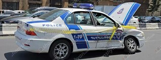 Հյուսիսային պողոտայում առևանգել են ոստիկանական ավտոմեքենան ու վթարի ենթարկվել. առևանգողը դիմել է փախուստի. shamshyan.com