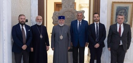 Ամենայն Հայոց Կաթողիկոսն ընդունել է Մալթայի Ինքնիշխան Մարտական Ուխտի դեսպանին
