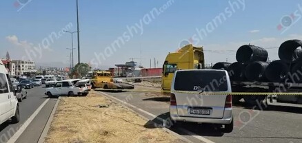 Աշտարակի խճուղում բախվել են կցորդիչով բեռնատարը, Mercedes-ը, Chevrolet-ը և «ՎԱԶ 2107»-ը․ կան վիրավորներ․ shamshyan.com