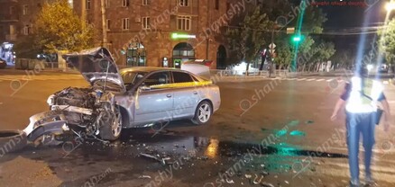 Երևանում բախվել են «Audi A04»-ը և «Toyota Camry»-ն․ կան վիրավորներ․ shamshyan.com