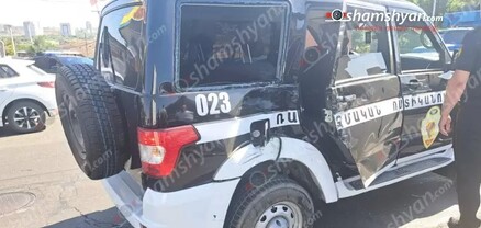 Երևանյան լճի հարևանությամբ բախվել են ՊՆ ՌՈ «UAZ»-ն ու «Ջերմուկ գրուպ» ընկերության «Mitsubishi»-ն. shamshyan.com